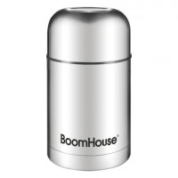 Термос 0,8л WIDE, для еды/напитков с широким горлом, нержавеющая сталь SUS304, BOOMHOUSE (БумХаус), 700319
