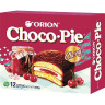 Печенье ORION "Choco Pie Cherry" вишневое 360 г (12 штук х 30 г), О0000013004 по низкой цене оптом 