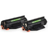 Картридж лазерный CACTUS (CS-CE278AD) для HP LaserJet P1566/1606DN, КОМПЛЕКТ 2 шт., ресурс 2х2100 страниц по низкой цене оптом 