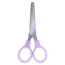 Ножницы BRAUBERG KIDS 130 мм, ручки лавандовые, закругленные лезвия с линейкой, 274061 - Ножницы, ножи | СнабС