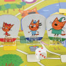 Игра-ходилка настольная детская "Три кота. Рыболовы", игровое поле, фишки, жетоны, ЗВЕЗДА, 8767 по низкой цене оптом Краснодар, Москва, Уфа, Казань, Барнаул, Владивосток, Хабаровск, Сахалин, Красноярск, Екатеренбург, 