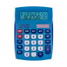 Калькулятор настольный CITIZEN SDC-450NBLCFS, КОМПАКТНЫЙ (120x87 мм), 8 разрядов, двойное питание, СИНИЙ