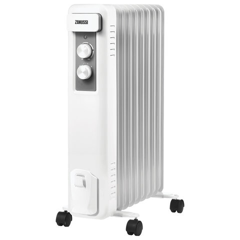 Обогреватель масляный ZANUSSI ZOH/CS-09W, 2000Вт, 9 секций, белый, НС-1165963 по низкой цене оптом 
