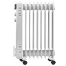 Обогреватель масляный ZANUSSI ZOH/CS-09W, 2000Вт, 9 секций, белый, НС-1165963 по низкой цене оптом 