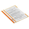 Скоросшиватель пластиковый DURABLE (Германия), А4, 150/180 мкм, оранжевый, 2573-09 по низкой цене оптом Краснодар, Москва, Уфа, Казань, Барнаул, Владивосток, Хабаровск, Сахалин, Красноярск, Екатеренбург, 