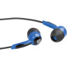 Наушники DEFENDER Basic 604, проводные, 1,2 м, вкладыши, черные с голубым, 63608 по низкой цене оптом Краснодар, Москва, Уфа, Казань, Барнаул, Владивосток, Хабаровск, Сахалин, Красноярск, Екатеренбург, 