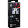 Наушники DEFENDER Basic 604, проводные, 1,2 м, вкладыши, черные с голубым, 63608 по низкой цене оптом Краснодар, Москва, Уфа, Казань, Барнаул, Владивосток, Хабаровск, Сахалин, Красноярск, Екатеренбург, 