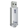 Флеш-диск 8 GB, SMARTBUY V-Cut, USB 2.0, металлический корпус, серебристый, SB8GBVC-S по низкой цене оптом 