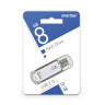 Флеш-диск 8 GB, SMARTBUY V-Cut, USB 2.0, металлический корпус, серебристый, SB8GBVC-S по низкой цене оптом 