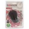 Мышь беспроводная SONNEN WM-250Bk, USB, 1600 dpi, 3 кнопки + 1 колесо-кнопка, оптическая, черная, 512642 по низкой цене оптом Краснодар, Москва, Уфа, Казань, Барнаул, Владивосток, Хабаровск, Сахалин, Красноярск, Екатеренбург, 