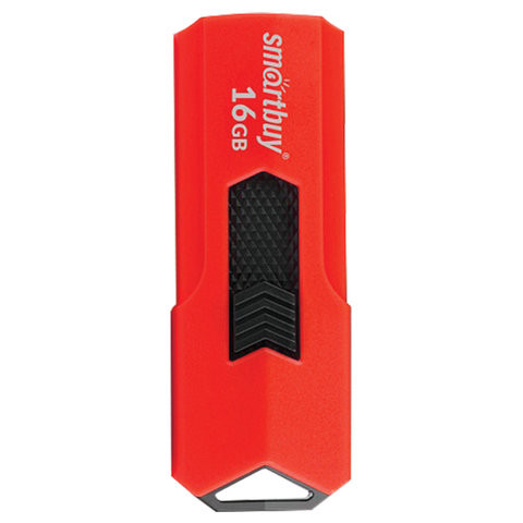 Флеш-диск 16 GB SMARTBUY Stream USB 3.0, красный, SB16GBST-R3 по низкой цене оптом Краснодар, Москва, Уфа, Казань, Барнаул, Владивосток, Хабаровск, Сахалин, Красноярск, Екатеренбург, 