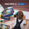 Альбомы для рисования А4 40 л., КОМПЛЕКТ 4 шт., гребень, обложка картон, BRAUBERG, 205х290 мм, "Пейзаж" (2 вида), 880034 по низкой цене оптом 