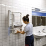 Диспенсер для полотенец TORK (Система H5) PeakServe, W, БОЛЬШОЙ НА 2050 ПОЛОТЕНЕЦ, белый, 552500 по низкой цене оптом Краснодар, Москва, Уфа, Казань, Барнаул, Владивосток, Хабаровск, Сахалин, Красноярск, Екатеренбург, 