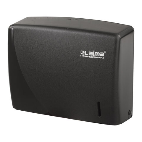 Диспенсер для полотенец LAIMA PROFESSIONAL ORIGINAL (Система H2), Z-сложения, черный, ABS-пластик, 605760 по низкой цене оптом Краснодар, Москва, Уфа, Казань, Барнаул, Владивосток, Хабаровск, Сахалин, Красноярск, Екатеренбург, 