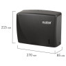 Диспенсер для полотенец LAIMA PROFESSIONAL ORIGINAL (Система H2), Z-сложения, черный, ABS-пластик, 605760 по низкой цене оптом Краснодар, Москва, Уфа, Казань, Барнаул, Владивосток, Хабаровск, Сахалин, Красноярск, Екатеренбург, 