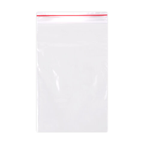 Пакеты ZIP LOCK "зиплок" ПРОЧНЫЕ, комплект 100 шт., 12х17 см, ПВД, 60 мкм, BRAUBERG EXTRA, 608171 по низкой цене оптом 
