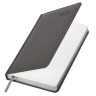 Ежедневник датированный 2026, А5, 138х213 мм, BRAUBERG "Impression", под кожу, серый, 117513 по низкой цене оптом 
