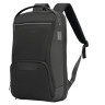 Рюкзак HEIKKI HIGH TECH (ХЕЙКИ) с отделением для ноутбука, USB-порт, черный, 46x30x10 см, 272588 по низкой цене оптом 