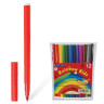 Фломастеры 12 ЦВЕТОВ CENTROPEN "Rainbow Kids", круглые, смываемые, вентилируемый колпачок, 7550/12ET, 7 7550 1202 по низкой цене оптом 