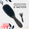 Расческа для волос массажная 22,5х6,5 см, чёрная + щетка для чистки В ПОДАРОК, MONTE VITA (МОНТЕ ВИТА), 457429 по низкой цене оптом Расческа для волос массажная 22,5х6,5 см, чёрная + щетка для чистки В ПОДАРОК, MONTE VITA (МОНТЕ ВИТА), 457429 по низкой цене оптом