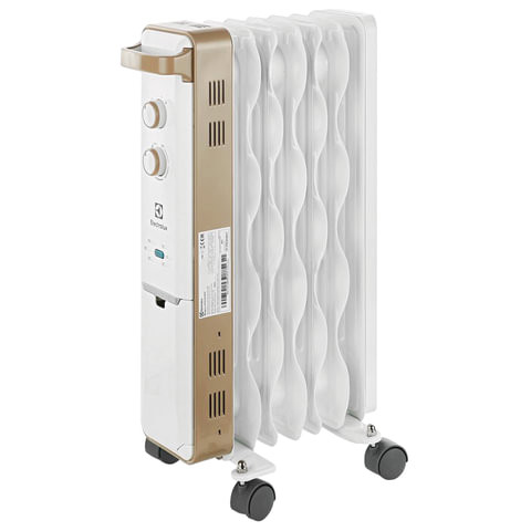 Обогреватель масляный ELECTROLUX EOH/M-9157, 1500 Вт, 7 секций, белый/золотистый, НС-1100762 по низкой цене оптом 