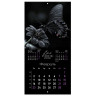 Календарь настенный перекидной 2026г, BRAUBERG, 12 листов, 28,5х28,5см, Black esthetic, 116927 по низкой цене оптом 