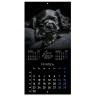 Календарь настенный перекидной 2026г, BRAUBERG, 12 листов, 28,5х28,5см, Black esthetic, 116927 по низкой цене оптом 