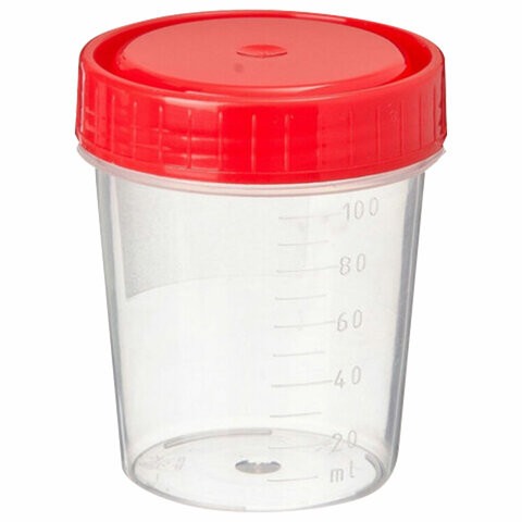 Контейнер для сбора биоматериалов 120 мл нестерильный, индивидуальная упаковка, КП –120-03-200 Контейнер для сбора биоматериалов 120 мл нестерильный, индивидуальная упаковка, КП –120-03-200