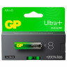 Батарейки КОМПЛЕКТ 8 шт, GP Ultra Plus G-Tech, AA (LR6), алкалиновые, пальчиковые, 15, 15AUPA21-2CRB8 по низкой цене оптом 