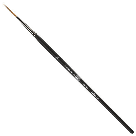 Кисть художественная проф. BRAUBERG ART CLASSIC, колонок, лайнер, № 00, короткая ручка, 200940 по низкой цене оптом 