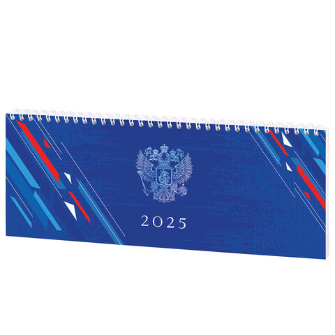Планинг датированный 2025 285х112мм, STAFF, гребень, картонная обложка, 64л, Россия, 116049 по низкой цене оптом 