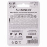 Батарейки аккумуляторные SONNEN, ААА (HR03), Ni-Mh, 1000 mAh, 2 шт., в блистере, 454237 по низкой цене оптом 