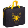 Папка на молнии с ручками BRAUBERG А4, 1 отделение, полиэстер, 80 мм, "Venomous spider", 271485 по низкой цене оптом 