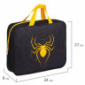 Папка на молнии с ручками BRAUBERG А4, 1 отделение, полиэстер, 80 мм, "Venomous spider", 271485 по низкой цене оптом 