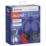Наушники с микрофоном (гарнитура) DEFENDER Accord 160, проводные, 1,2 м, с оголовьем, черные с серым, 63160 по низкой цене оптом Краснодар, Москва, Уфа, Казань, Барнаул, Владивосток, Хабаровск, Сахалин, Красноярск, Екатеренбург, 