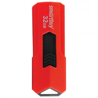 Флеш-диск 32 GB SMARTBUY Stream USB 3.0, красный, SB32GBST-R3