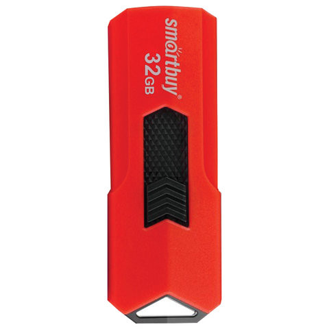 Флеш-диск 32 GB SMARTBUY Stream USB 3.0, красный, SB32GBST-R3 по низкой цене оптом Краснодар, Москва, Уфа, Казань, Барнаул, Владивосток, Хабаровск, Сахалин, Красноярск, Екатеренбург, 