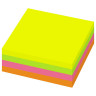 Блок самоклеящийся (стикеры) EXTRA STICKY BRAUBERG (Германия), НЕОНОВЫЙ, 75х75 мм, 320 л., 4 цвета, 112422 по низкой цене оптом 