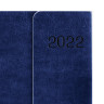 Ежедневник датированный 2022 А5 148х218 мм GALANT "Magnetic", под кожу, клапан, синий, 112935 по низкой цене оптом 