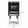 Оснастка для печатей, оттиск D=40 мм, синий, GRM 46040, корпус черный, крышка, подушка, 120900004 по низкой цене оптом 