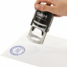 Оснастка для печатей, оттиск D=40 мм, синий, GRM 46040, корпус черный, крышка, подушка, 120900004 по низкой цене оптом 