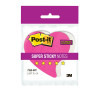 Блоки самоклеящиеся (стикеры) POST-IT Super Sticky "Сердце", КОМПЛЕКТ 2 шт., по 75 л., розовые/белые, 7350-HRT по низкой цене оптом 