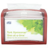 Диспенсер для салфеток настольный TORK (N4) Xpressnap, вмещает 200 шт. салфеток, красный, 272612 по низкой цене оптом Краснодар, Москва, Уфа, Казань, Барнаул, Владивосток, Хабаровск, Сахалин, Красноярск, Екатеренбург, 