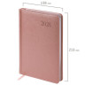 Ежедневник датированный 2026, А5, 138х213 мм, BRAUBERG "Impression", под кожу, розовый, 117514 по низкой цене оптом 