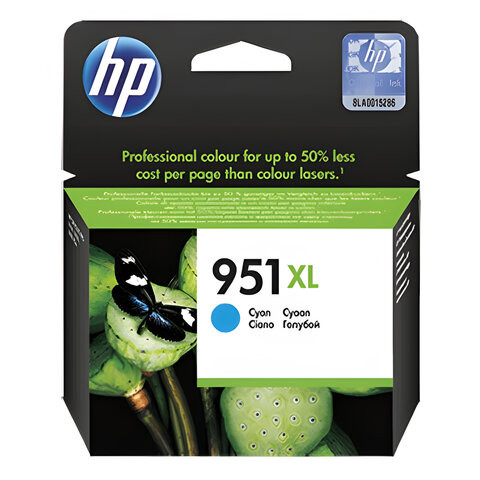 Картридж струйный HP (CN046AE) OfficeJet 8100/8600 №951XL, голубой, оригинальный по низкой цене оптом 