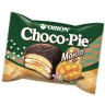 Печенье ORION "Choco Pie Mango" манго 360 г (12 штук х 30 г), О0000013010 по низкой цене оптом Краснодар, Москва, Уфа, Казань, Барнаул, Владивосток, Хабаровск, Сахалин, Красноярск, Екатеренбург, 