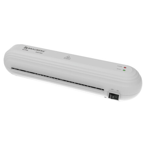 Ламинатор BRAUBERG ULTRA PM235W, БЕЛЫЙ, формат A4, толщина пленки 60-150 мкм, скорость 30 см/мин, 532184 по низкой цене оптом 