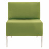 Кресло мягкое "Хост" М-43, 620х620х780 мм, без подлокотников, экокожа, светло-зеленое