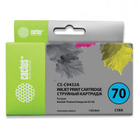 Картридж струйный CACTUS (CS-C9452A) для HP DesignJet Z2100/Z5200/Z5400, голубой