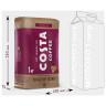 Кофе в зернах COSTA COFFEE "Signature Blend Dark", 1000 г, вакуумная упаковка, 2097003